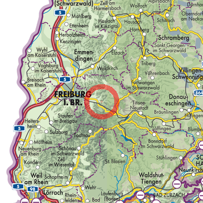 Landkarte Buchenbach