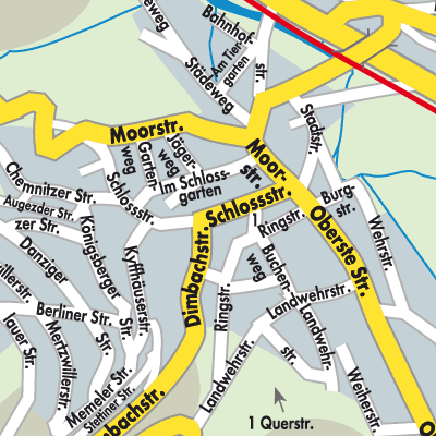 Stadtplan Burghaun