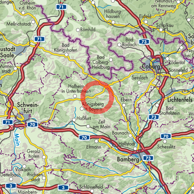 Landkarte Burgpreppach