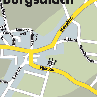 Stadtplan Burgsalach
