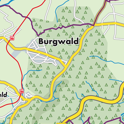 Übersichtsplan Burgwald