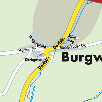 Stadtplan Burgwalde