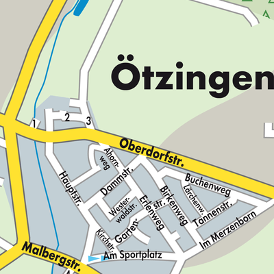 Stadtplan Ötzingen