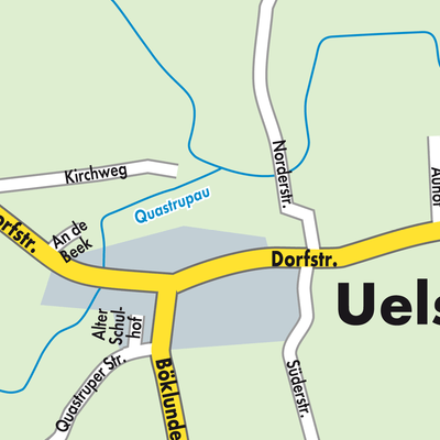 Stadtplan Uelsby