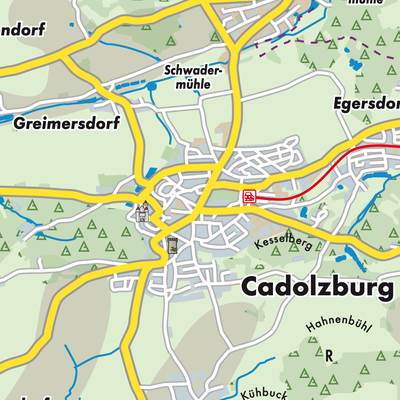 Übersichtsplan Cadolzburg