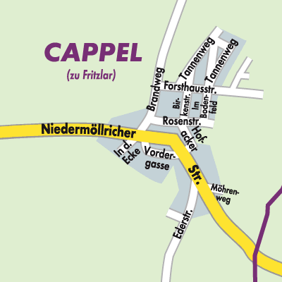 Stadtplan Cappel