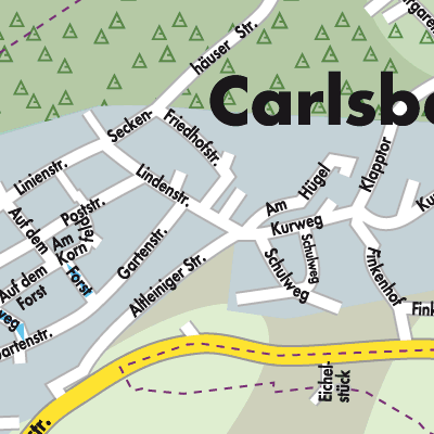 Stadtplan Carlsberg