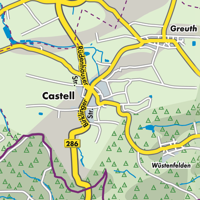 Übersichtsplan Castell