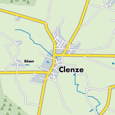 Übersichtsplan Clenze