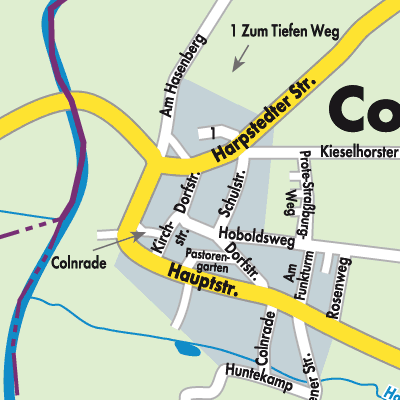Stadtplan Colnrade