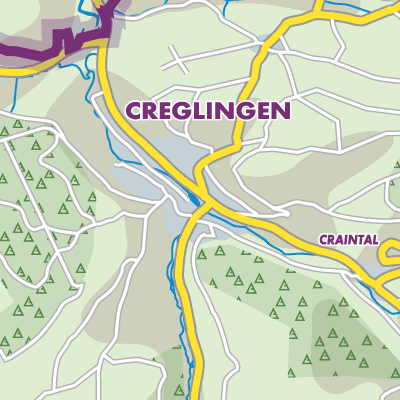 Übersichtsplan Creglingen