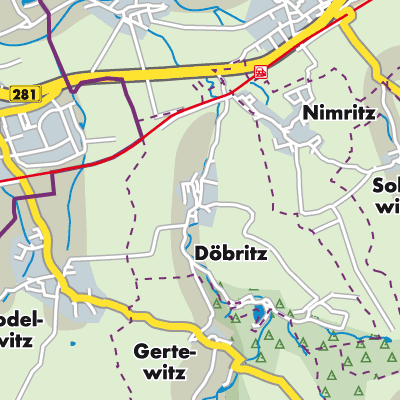 Übersichtsplan Döbritz