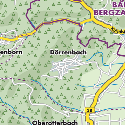 Übersichtsplan Dörrenbach