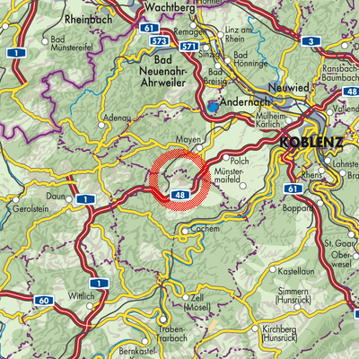 Landkarte Düngenheim