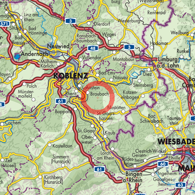 Landkarte Dachsenhausen