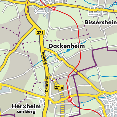 Übersichtsplan Dackenheim