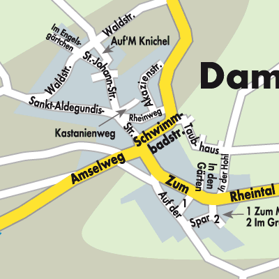 Stadtplan Damscheid