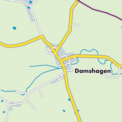 Übersichtsplan Damshagen