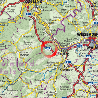 Landkarte Daxweiler
