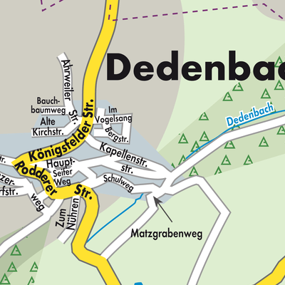 Stadtplan Dedenbach