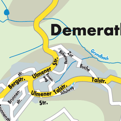 Stadtplan Demerath