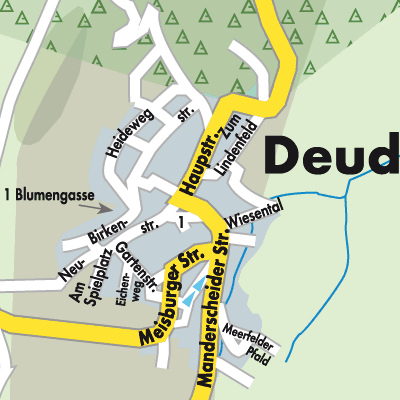 Stadtplan Deudesfeld