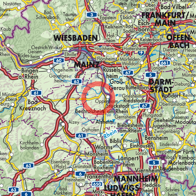 Landkarte Dexheim