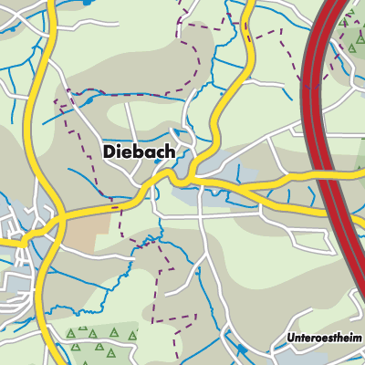Übersichtsplan Diebach