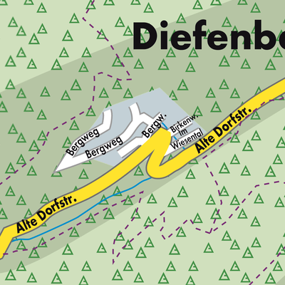 Stadtplan Diefenbach