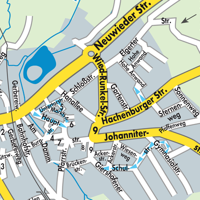 Stadtplan Dierdorf