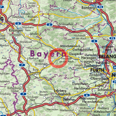 Landkarte Dietersheim