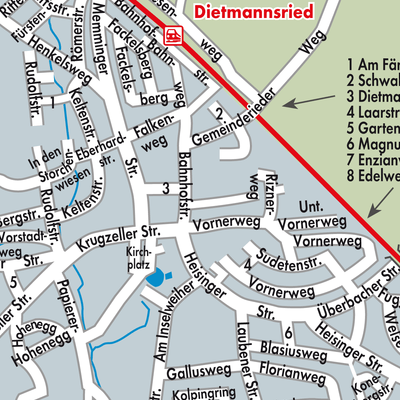 Stadtplan Dietmannsried