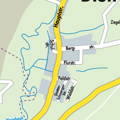 Stadtplan Dietrichingen