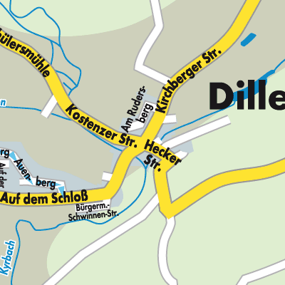 Stadtplan Dillendorf