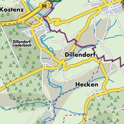 Übersichtsplan Dillendorf