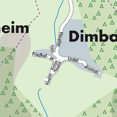 Stadtplan Dimbach