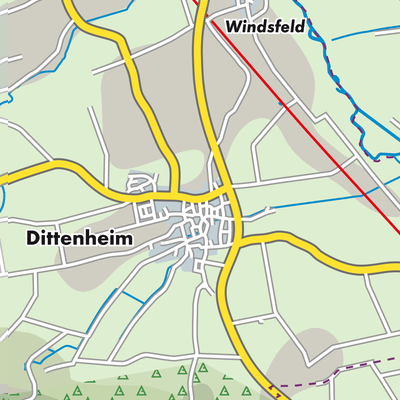 Übersichtsplan Dittenheim