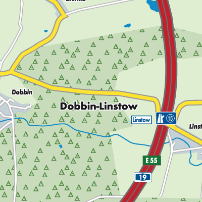 Übersichtsplan Dobbin-Linstow