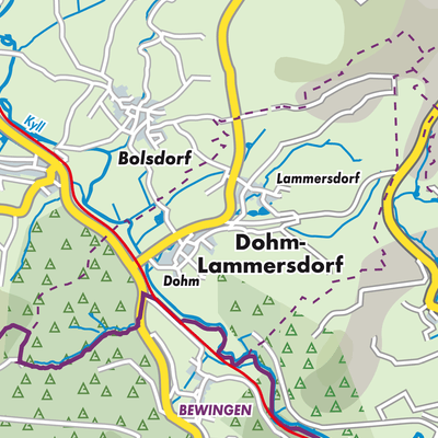 Übersichtsplan Dohm-Lammersdorf