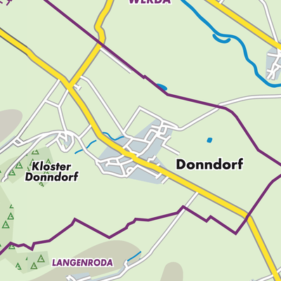 Übersichtsplan Donndorf
