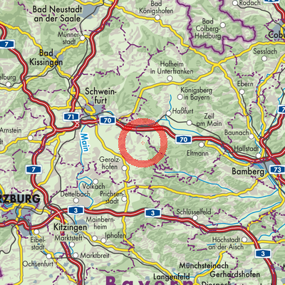 Landkarte Donnersdorf