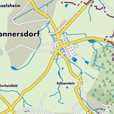 Übersichtsplan Donnersdorf