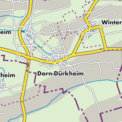 Übersichtsplan Dorn-Dürkheim