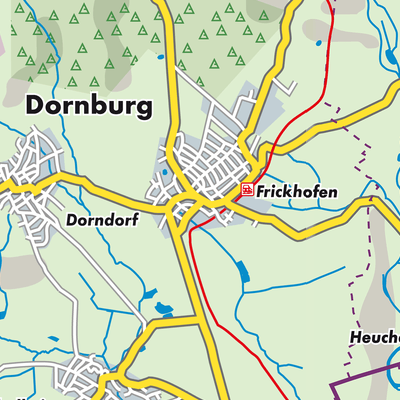 Übersichtsplan Dornburg