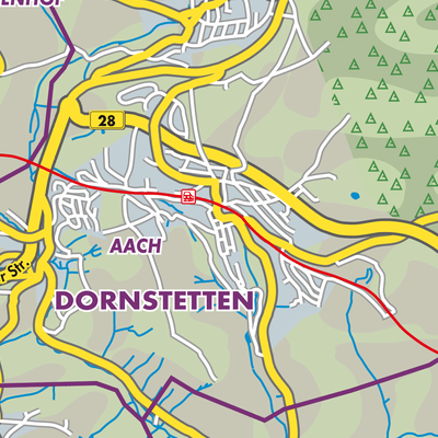 Übersichtsplan Dornstetten