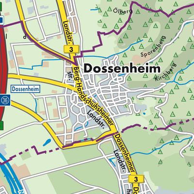 Übersichtsplan Dossenheim