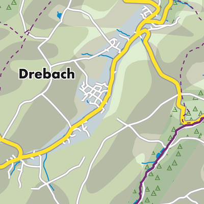 Übersichtsplan Drebach