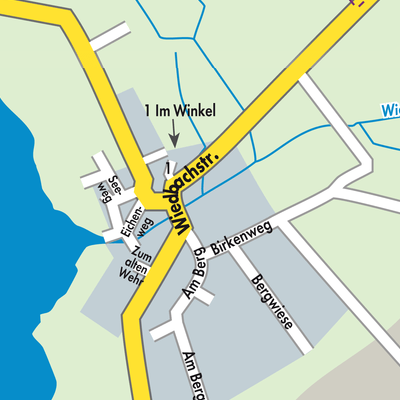 Stadtplan Dreifelden
