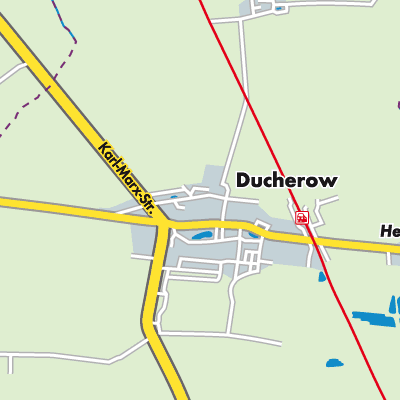 Übersichtsplan Ducherow