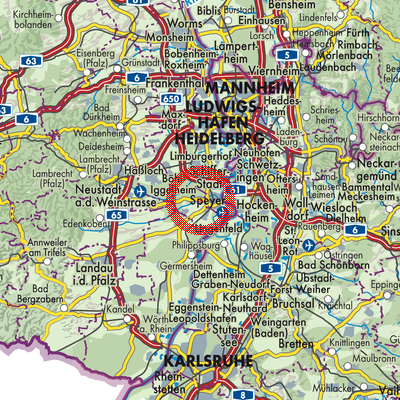 Landkarte Dudenhofen